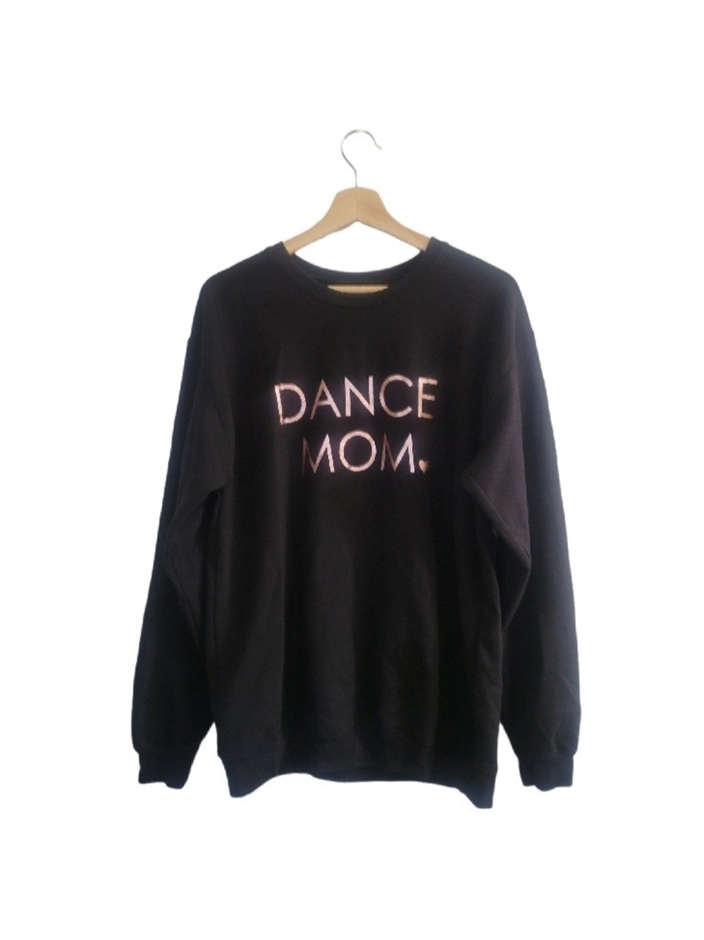 🎈Black "Dance Mom" Graphic Sweatshirt - Crewneck Sz M Casual Cozy